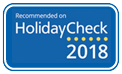 HolidayCheck 2018 100 Prozent Weiterempfehlung HolidayCheck 2018 unsere Gäste sind sehr zufrieden